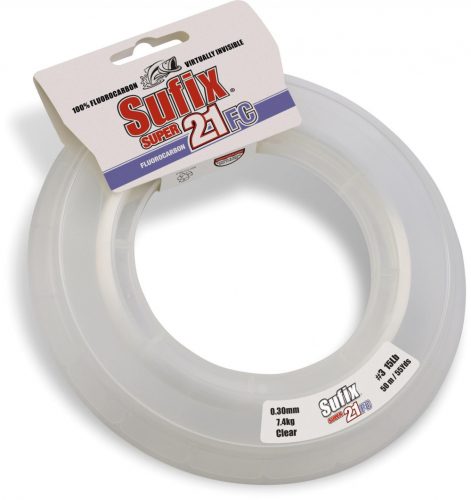 SUFIX SUPER 21 FLUORO CLEAR 25 50M fluorocarbon