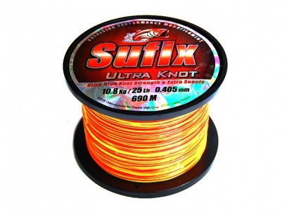 SUFIX ULTRA KNOT YELLOW-ORA.0,25mm 1680m monofil zsinór