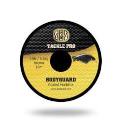   SBS Bodyguard Coated Hooklink 15 lb 10 m olívzöld bevonatos előkezsinór