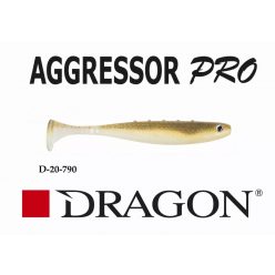 DRAGON agressor pro gumihal 10cm coffee cream 3db/cs