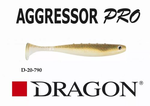 DRAGON agressor pro gumihal 10cm coffee cream 3db/cs