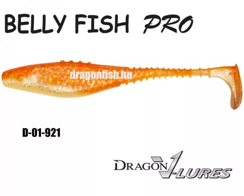 DRAGON belly fish pro gumihal 5cm orange 5db/cs