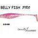 DRAGON belly fish pro gumihal 8,5cm clear pink 3db/cs