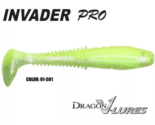 DRAGON invader pro gumihal 5cm pearl/super yellow 5db/cs