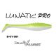 DRAGON lunatic pro gumihal 7,5cm pearl/super yellow 4db/cs