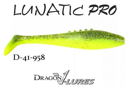 DRAGON lunatic pro gumihal 7,5cm super yellow 4db/cs