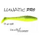 DRAGON lunatic pro gumihal 7,5cm super yellow 4db/cs