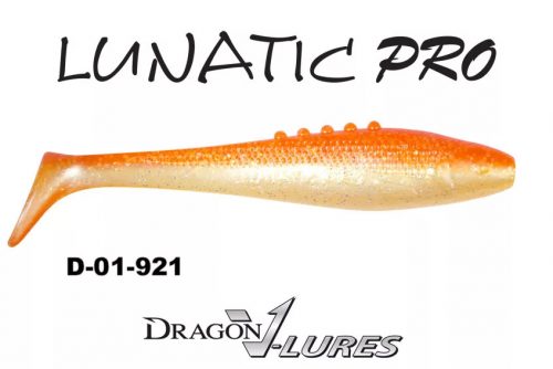 DRAGON lunatic pro gumihal 10cm orange 3db/cs