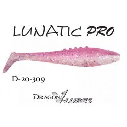 DRAGON lunatic pro gumihal 10cm clear/pink 3db/cs