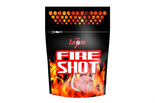 Carp Zoom Fire Shot csalizó bojli, 16 mm, édes eper, 120 g