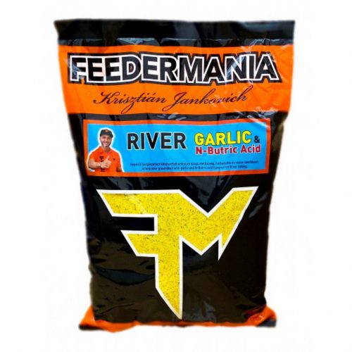 FM GROUNDBAIT RIVER GARLIC & N-BUTRIC ACID 2500 G