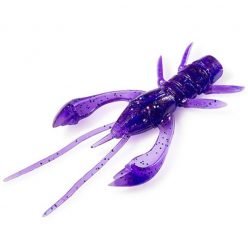   FISHUP_REAL CRAW 2" (7PCS.), #060 - DARK VIOLET/PEACOCK & SILVER