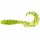 FISHUP_FANCY GRUB 2" (10PCS.), #055 - CHARTREUSE/BLACK