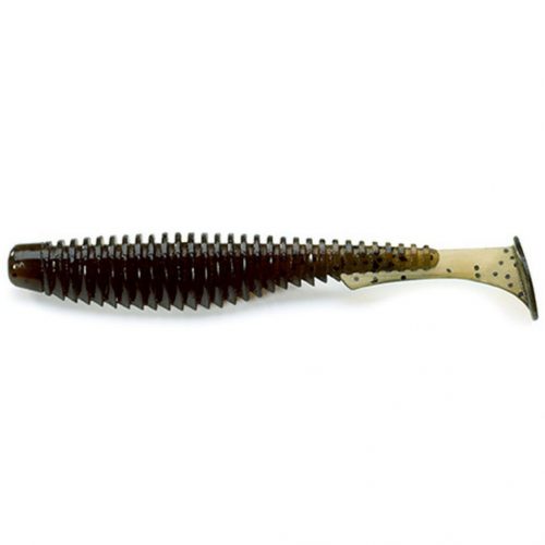 FISHUP_U-SHAD 2" (10PCS.), #043 - WATERMELON BROWN/BLACK