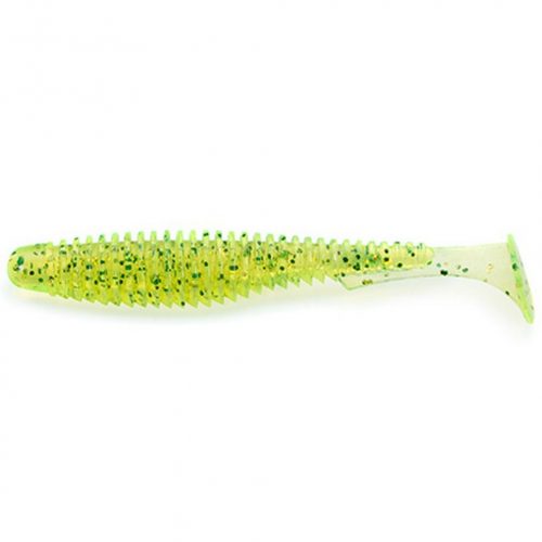 FISHUP_U-SHAD 2" (10PCS.), #026 - FLO CHARTREUSE/GREEN