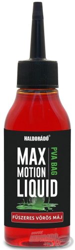 HALDORÁDÓ MAX MOTION PVA Bag Liquid - Fűszeres Vörös Máj