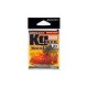 DECOY WORM17 KG HOOK #3 NS BLACK 9PCS/BAG