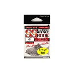 DECOY WORM19 SS HOOK #8 NS BLACK 10PCS/BAG