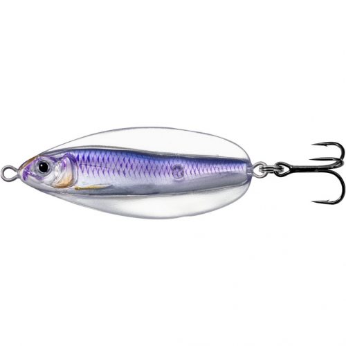 LIVETARGET ERRATIC SHINER SPOON SILVER/VIOLET 55 MM 11 G