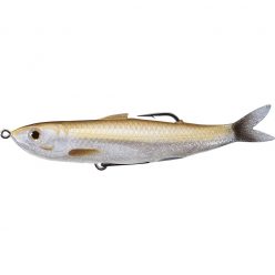   LIVETARGET SHINER WALKING BAIT AMBER/SILVER FLAKE 115 MM 14 G