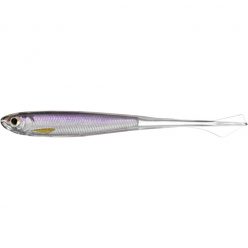   LIVETARGET GHOST TAIL MINNOW DROPSHOT BAIT SILVER/PURPLE 95 MM