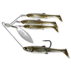   LIVETARGET MINNOW SPINNER RIG GREEN PUMPKIN/SILVER SMALL 11 G