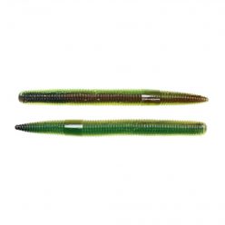   LIVETARGET 6" STICK WORM BROWN / CHARTREUSE 150 MM  SLOW SINKING 4DB/CSOMAG