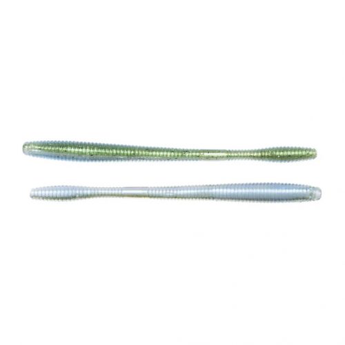 LIVETARGET 5.5" STRAIGHT TAIL WORM GREEN / BLUE 140 MM   SINKING 4DB/CSOMAG