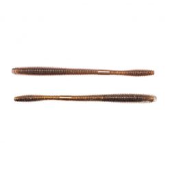   LIVETARGET 4.5" STRAIGHT TAIL WORM BROWN / BLACK 114 MM   SINKING 4DB/CSOMAG