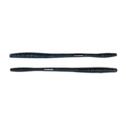   LIVETARGET 6.5" STRAIGHT TAIL WORM BLACK / BLUE 165 MM   SINKING 4DB/CSOMAG