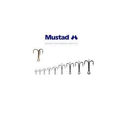 MUSTAD TREBLE HOOKS 2 10DB/CSOMAG