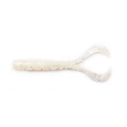   MUSTAD AJI CRAW TAIL 1.7'' WHITE LUMINOUS 12DB/CSOMAG