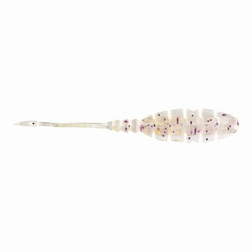 MUSTAD AJI WINGED BAIT 2'' CLEAR PURPLE GLITTER 12DB/CSOMAG