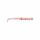 MUSTAD AJI PADDLE TAIL 2'' UV CLEAR RED GLITTER 12DB/CSOMAG