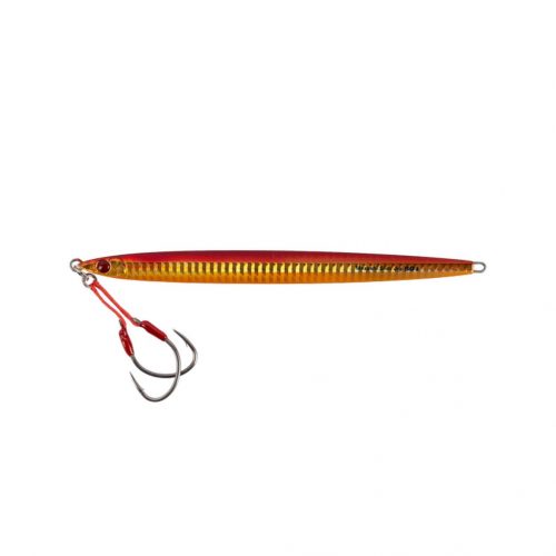 MUSTAD MEZASHI SLIM JIG 220MM 8.7" 200G 7.1OZ 001 RED GLOW