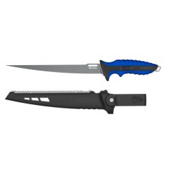   MUSTAD 9" 4116 STAINLESS STEEL FILLET KNIFE - PTFE NON-STICK COATING BLUE