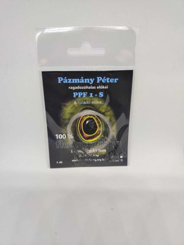 Pázmány Péter - 100% Fluorocarbon előke eggsnap 0,51mm/11.4kg/40cm 5db/csomag