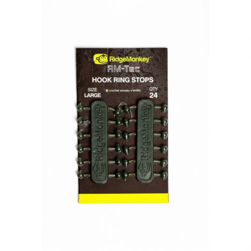 RIDGEMONKEY RM-TEC HOOK-RING STOPS CSÚSZÓGYŰRŰ RÖGZITŐ 24DB SMALL