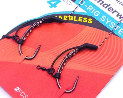 SEDO CurvX Underwater D-Rig System Barbless Size 4 szakáll nélküli horog