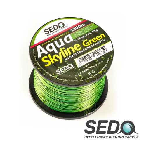 SEDO Aqua Skyline Green 1200m 0.28mm 7.62kg monofil zsinór