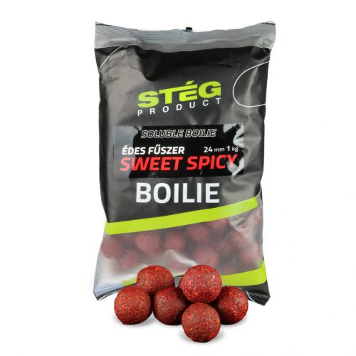 Stég Product Soluble Boilie 24mm Sweet Spicy 1kg