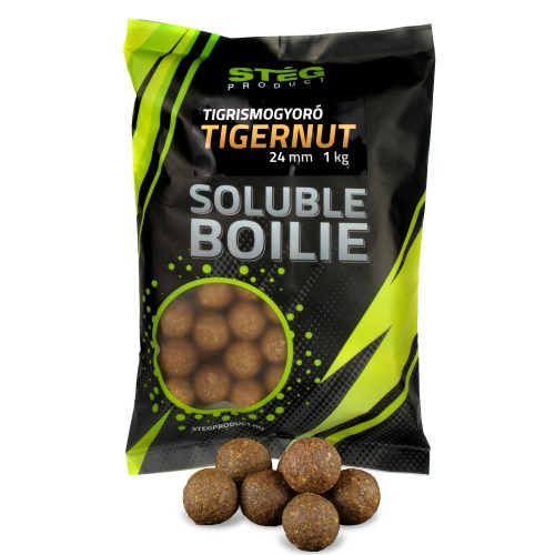 Stég Product Soluble Boilie 24mm Tigernut 1kg