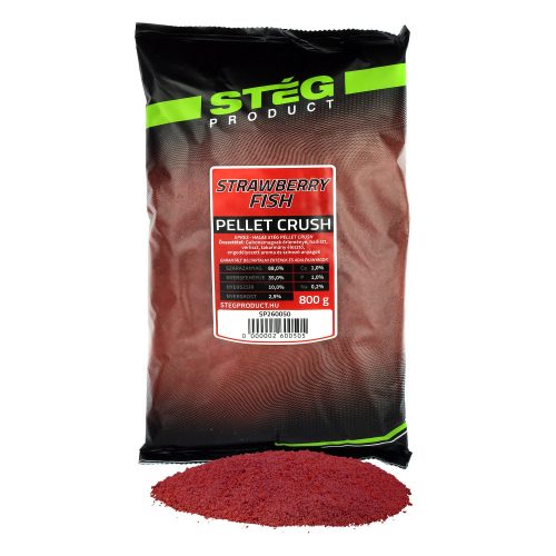 STÉG Pellet Crush - Strawberry-fish 800g