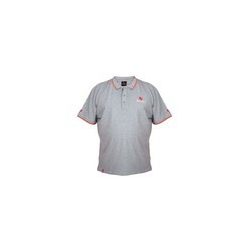 NYTRO LIGHT MARL GREY POLO SHIRT M