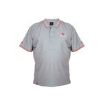 NYTRO LIGHT MARL GREY POLO SHIRT M