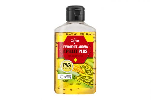 Carp Zoom Favourite folyékony aroma pellettel, édes kukorica, 200 ml