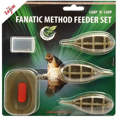 Carp Zoom Fanatic Method feeder kosár szett, 20, 25, 30 g, 3 db